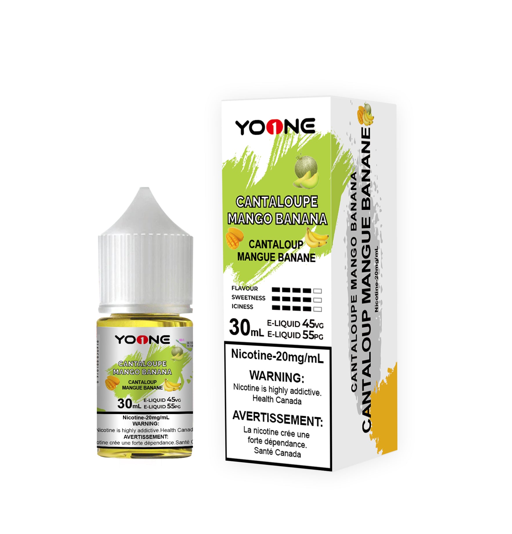  YOONE E-LIQUID GANTALOUPE MANGO BANANA