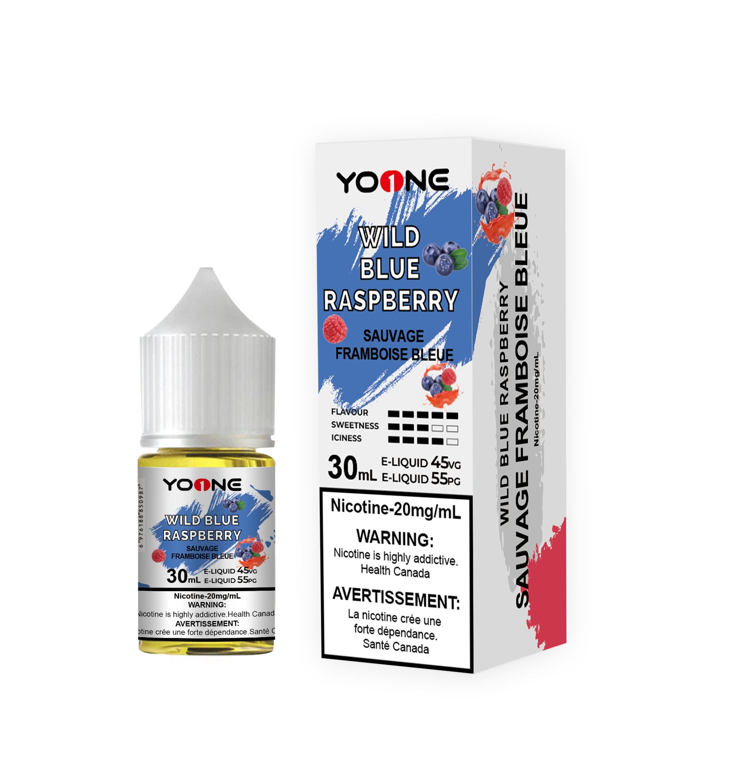  YOONE E-LIQUID WILD BLUE RASPBERRY