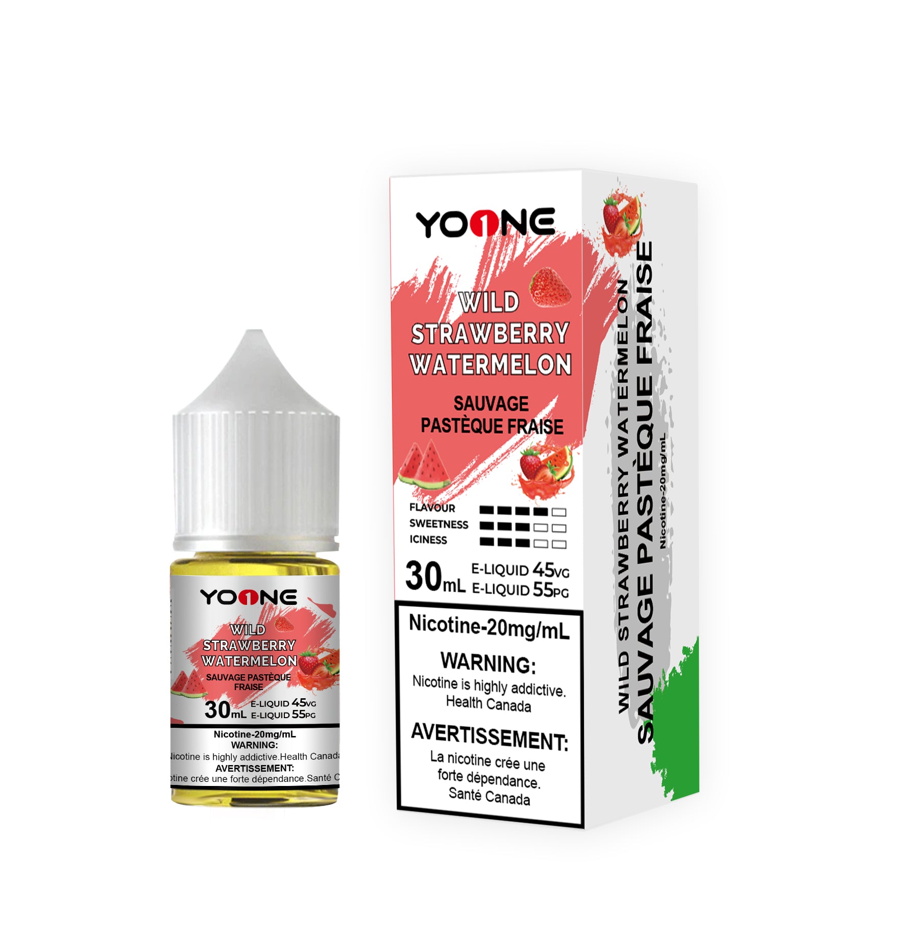  YOONE E-LIQUID WILD STRAWBERRY WATERMELON